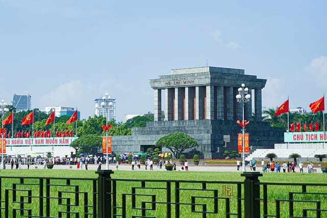 Ba Đình Square and the Ho Chi Minh Mausoleum