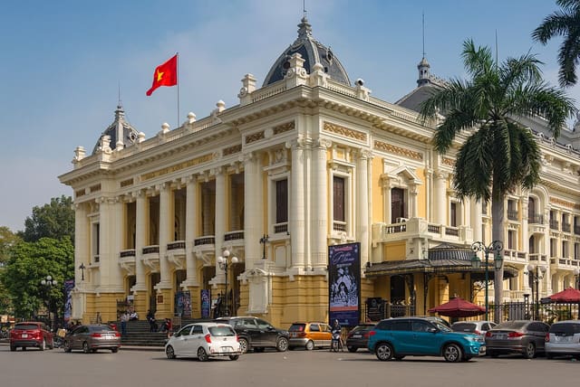Front of the Hanoi Opera House